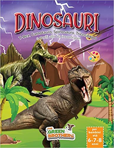 Dinosauri da colorare: il grande libro
