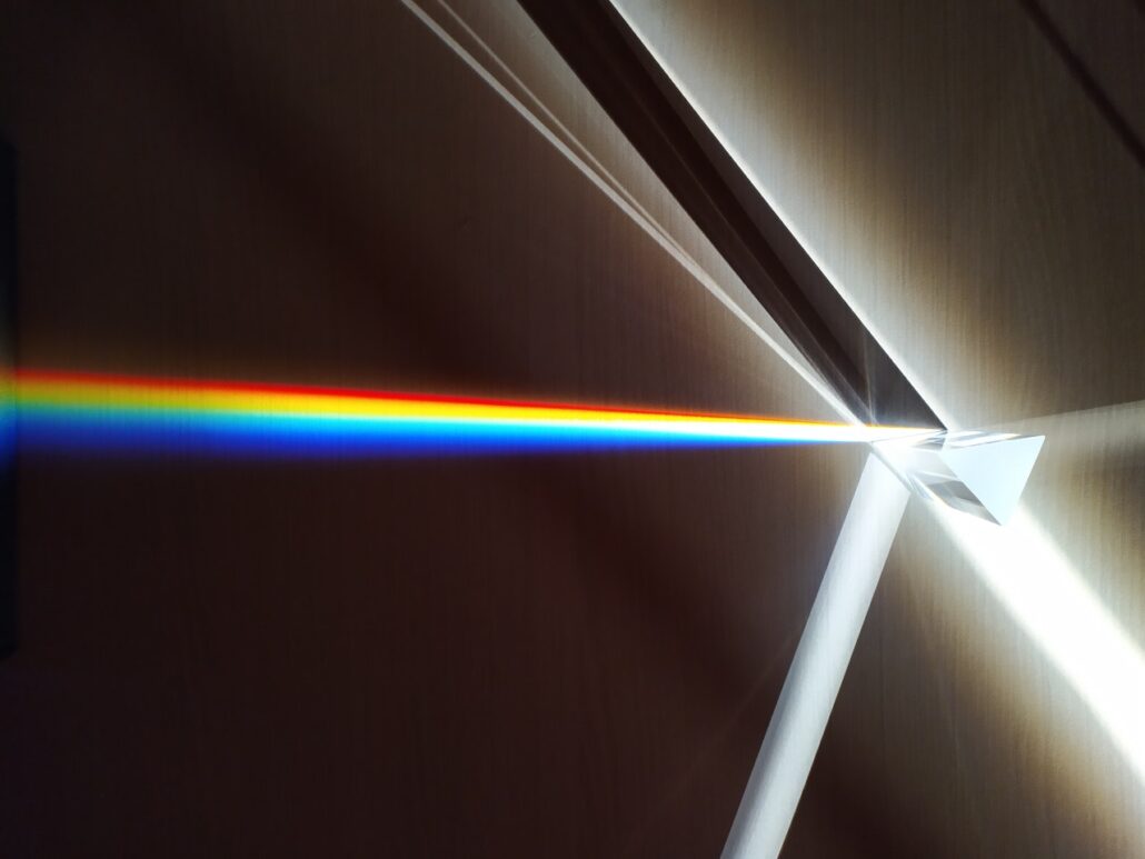 Esperimento con la luce e il colore