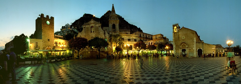 Piazza principale di Taormina