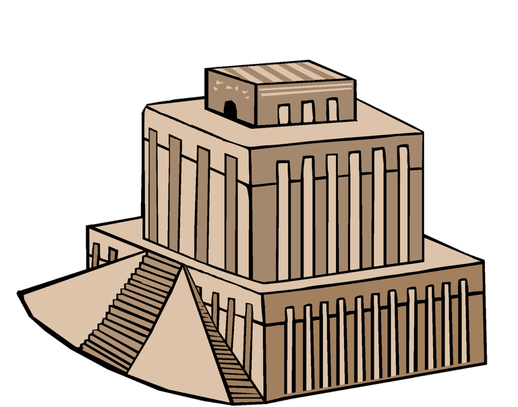 Disegno della Ziggurat