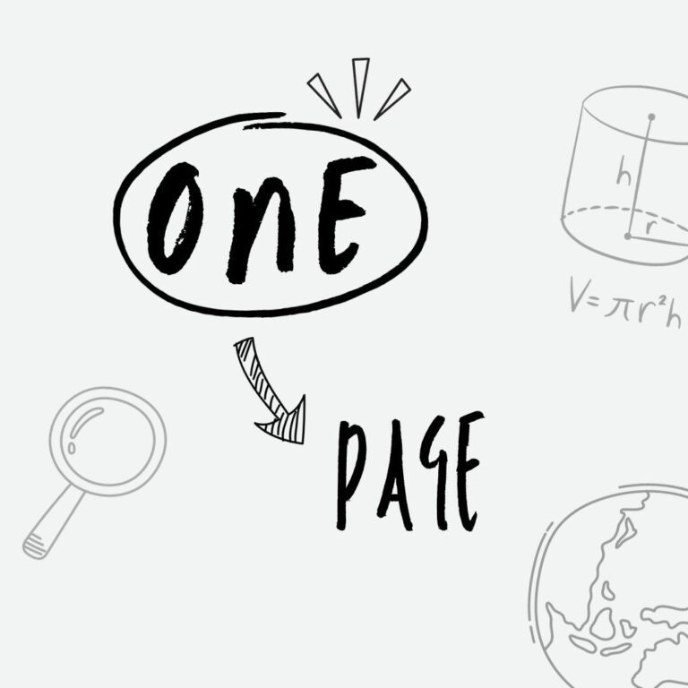 One Page: Il Potere della Sintesi Visiva nello Studio